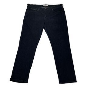 Levi's 512‎ Jeans Womens 22 M Perfectly Shaping Dark Blue Denim Western 42x32